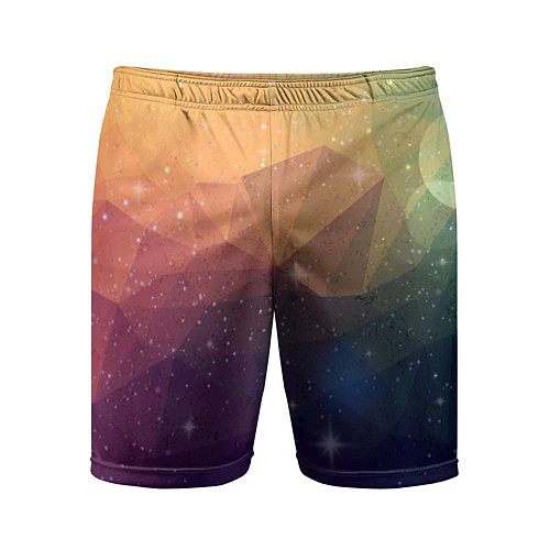 Мужские спортивные шорты Polygon Star / 3D-принт – фото 1