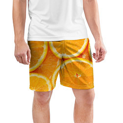 Шорты спортивные мужские Апельсинка, цвет: 3D-принт — фото 2