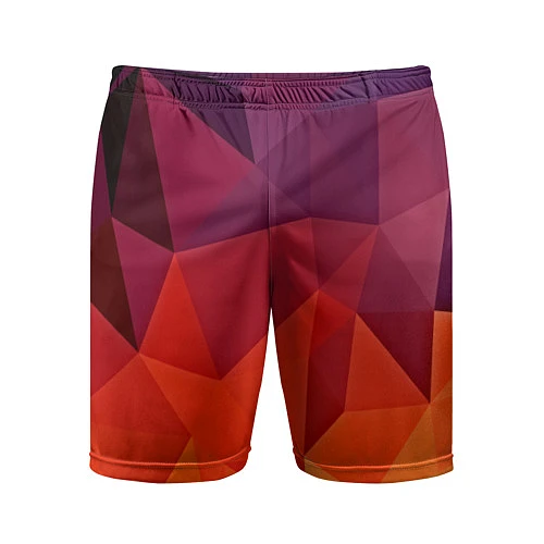Мужские спортивные шорты Geometric / 3D-принт – фото 1