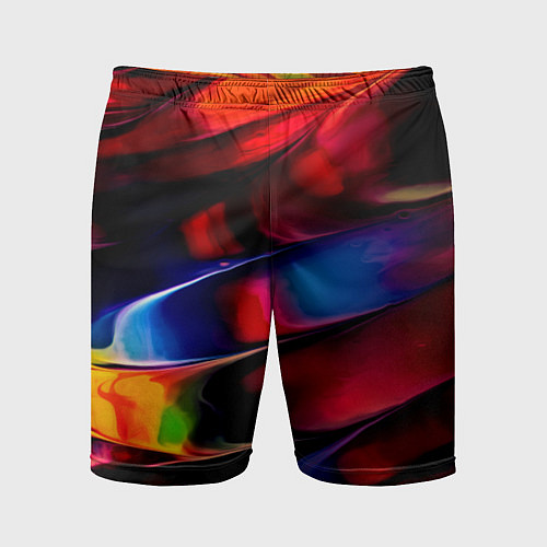 Мужские спортивные шорты Краски / 3D-принт – фото 1