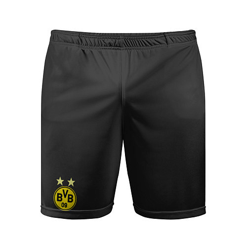 Мужские спортивные шорты BVB FC: Away 17/18 / 3D-принт – фото 1