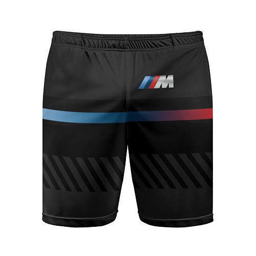 Мужские спортивные шорты BMW: Brand Lines / 3D-принт – фото 1