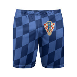 Шорты спортивные мужские Сборная Хорватии, цвет: 3D-принт