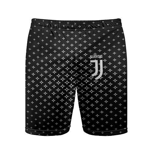 Мужские спортивные шорты Juventus: Sport Grid / 3D-принт – фото 1