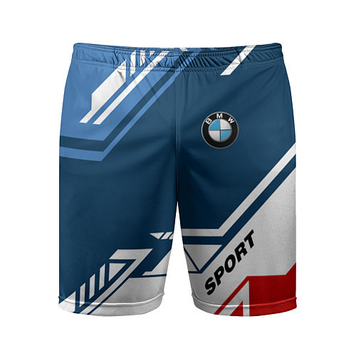Мужские спортивные шорты BMW SPORT / 3D-принт – фото 1
