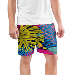 Шорты спортивные мужские Тропическая мода, цвет: 3D-принт — фото 2