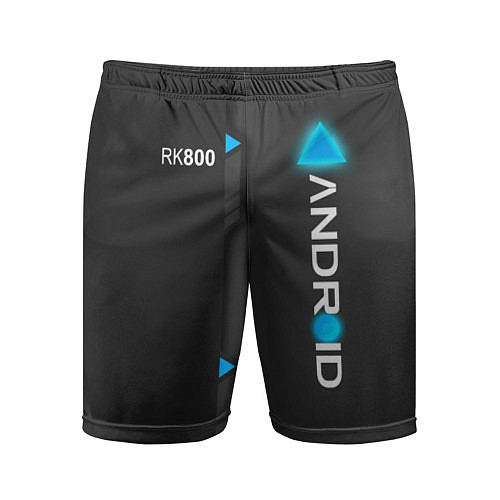 Мужские спортивные шорты RK800 Android / 3D-принт – фото 1
