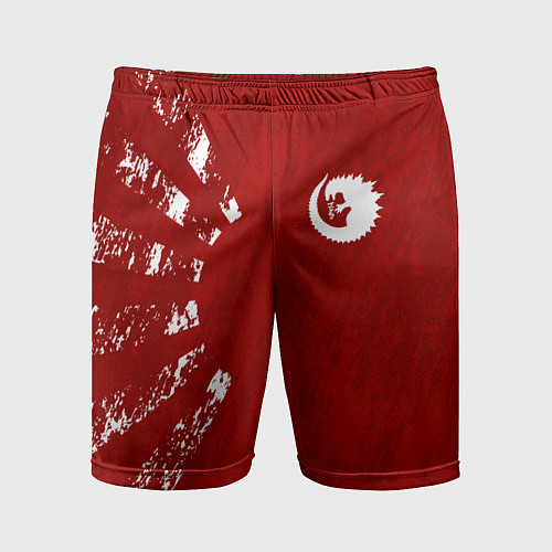 Мужские спортивные шорты Godzilla: Red Japan / 3D-принт – фото 1