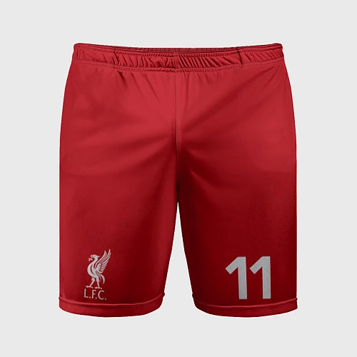 Мужские спортивные шорты FC Liverpool: Salah Home 18/19 / 3D-принт – фото 1