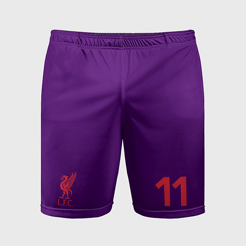 Мужские спортивные шорты FC Liverpool: Salah Away 18/19 / 3D-принт – фото 1