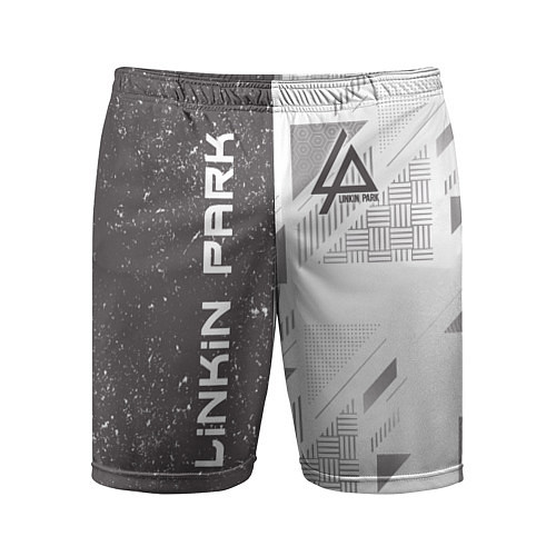 Мужские спортивные шорты Linkin Park: Grey Form / 3D-принт – фото 1