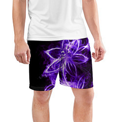 Шорты спортивные мужские Цветок Тьмы, цвет: 3D-принт — фото 2