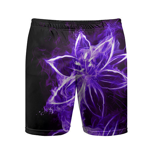 Мужские спортивные шорты Цветок Тьмы / 3D-принт – фото 1
