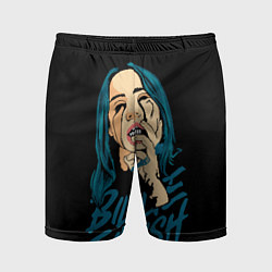 Шорты спортивные мужские Billie Eilish, цвет: 3D-принт