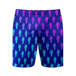 Мужские спортивные шорты Billie Eilish: Violet Pattern