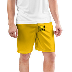 Шорты спортивные мужские BILLIE EILISH: Reverse, цвет: 3D-принт — фото 2