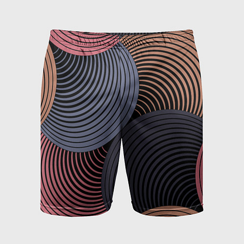 Мужские спортивные шорты Абстрактный узор / 3D-принт – фото 1