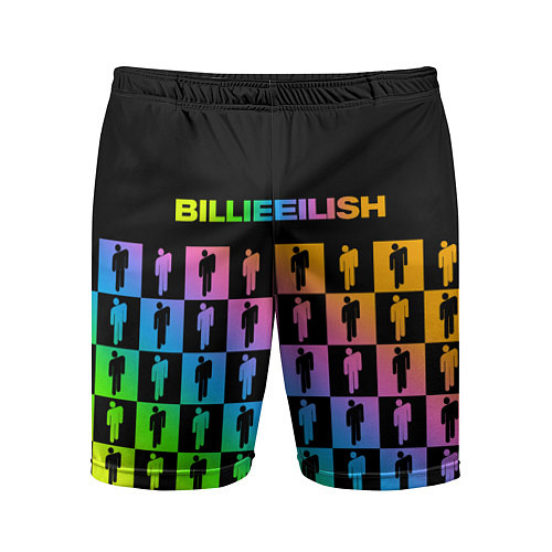 Мужские спортивные шорты BILLIE EILISH / 3D-принт – фото 1