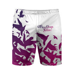 Шорты спортивные мужские Three Days Grace, цвет: 3D-принт