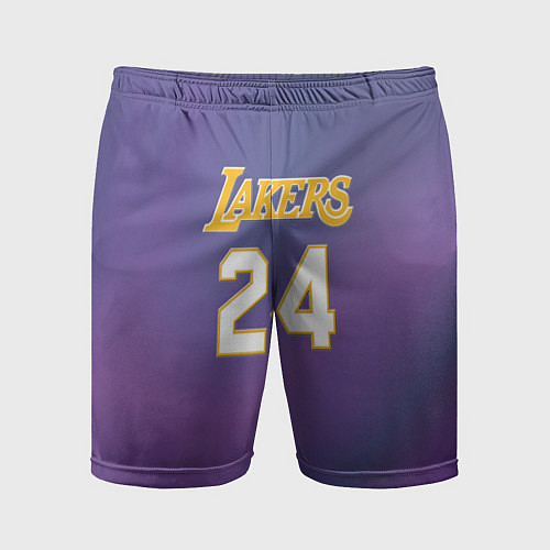 Мужские спортивные шорты Los Angeles Lakers Kobe Brya / 3D-принт – фото 1