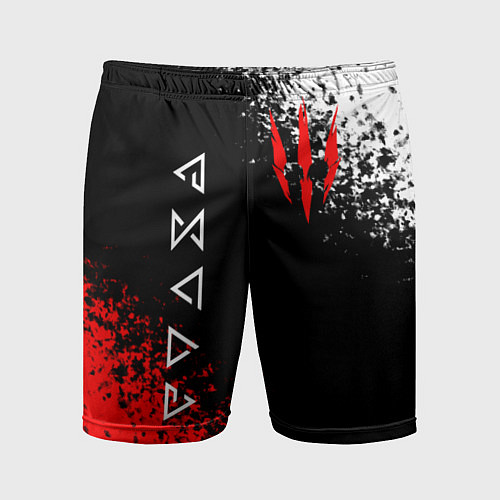 Мужские спортивные шорты THE WITCHER / 3D-принт – фото 1
