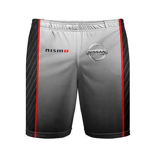Мужские спортивные шорты NISSAN NISMO / 3D-принт – фото 1