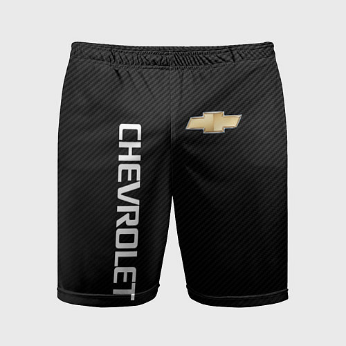 Мужские спортивные шорты Chevrolet / 3D-принт – фото 1