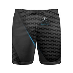 Шорты спортивные мужские Mercedes-AMG, цвет: 3D-принт
