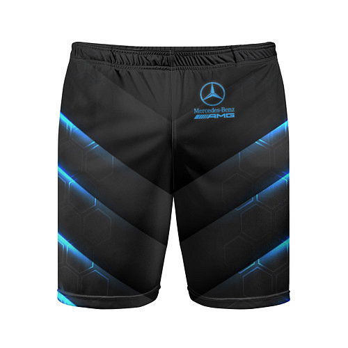 Мужские спортивные шорты Mercedes-AMG / 3D-принт – фото 1