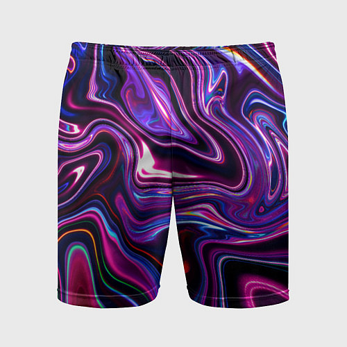 Мужские спортивные шорты Abstract Fluid / 3D-принт – фото 1