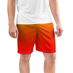 Шорты спортивные мужские Оранж, цвет: 3D-принт — фото 2
