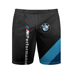 Шорты спортивные мужские BMW M PERFORMANCE, цвет: 3D-принт