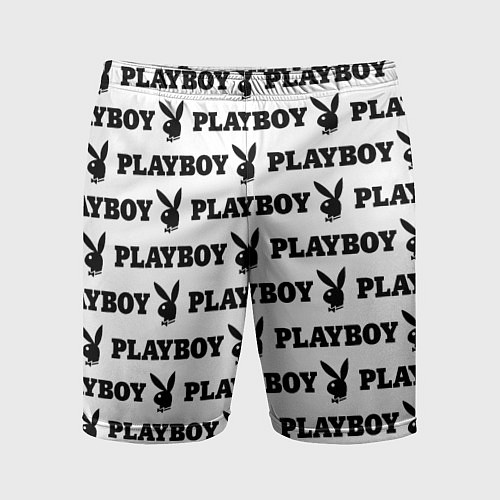 Мужские спортивные шорты PLAYBOY / 3D-принт – фото 1