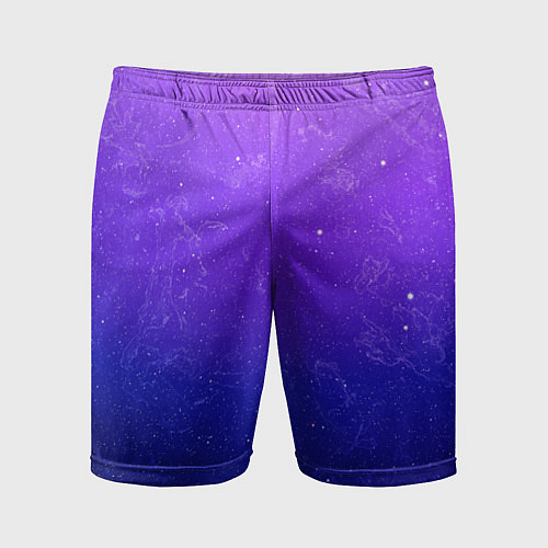 Мужские спортивные шорты Звёздное небо / 3D-принт – фото 1