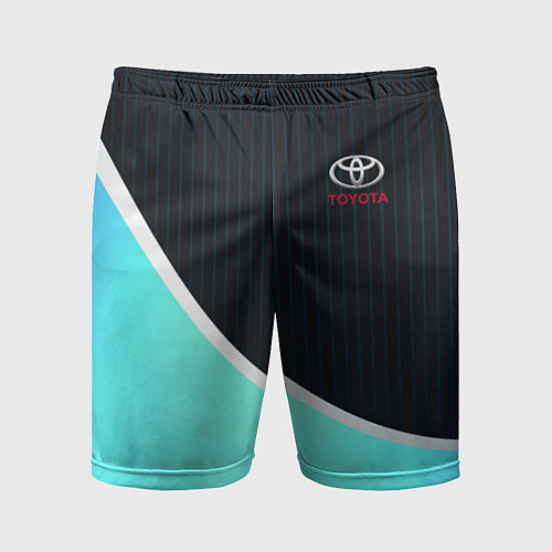 Мужские спортивные шорты TOYOTA / 3D-принт – фото 1