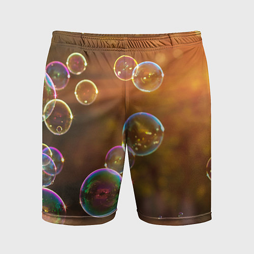 Мужские спортивные шорты Мыльные пузыри / 3D-принт – фото 1
