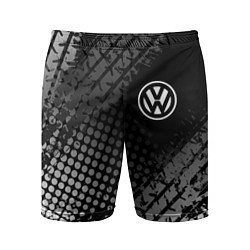 Шорты спортивные мужские Volkswagen, цвет: 3D-принт