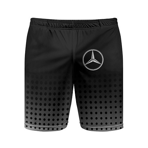 Мужские спортивные шорты Mercedes-Benz / 3D-принт – фото 1