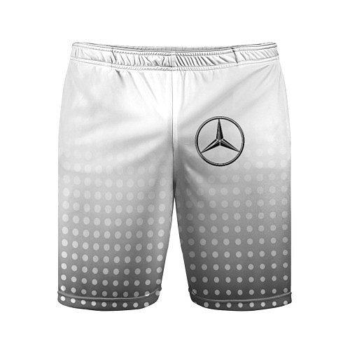 Мужские спортивные шорты Mercedes-Benz / 3D-принт – фото 1