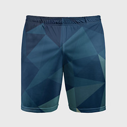 Шорты спортивные мужские DARK BLUE, цвет: 3D-принт