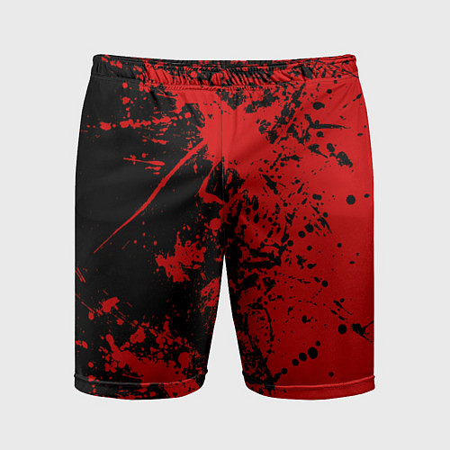 Мужские спортивные шорты Кровь врага / 3D-принт – фото 1