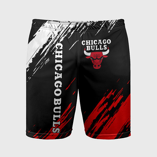 Мужские спортивные шорты CHICAGO BULLS / 3D-принт – фото 1