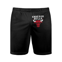 Шорты спортивные мужские CHICAGO BULLS, цвет: 3D-принт