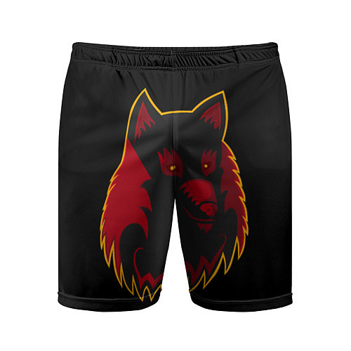Мужские спортивные шорты Wolf Logo / 3D-принт – фото 1