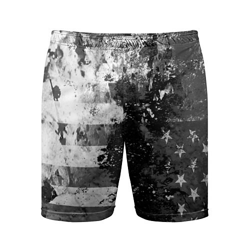 Мужские спортивные шорты США / 3D-принт – фото 1