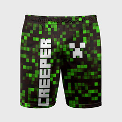 Мужские спортивные шорты MINECRAFT CREEPER