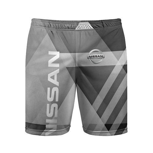 Мужские спортивные шорты NISSAN / 3D-принт – фото 1