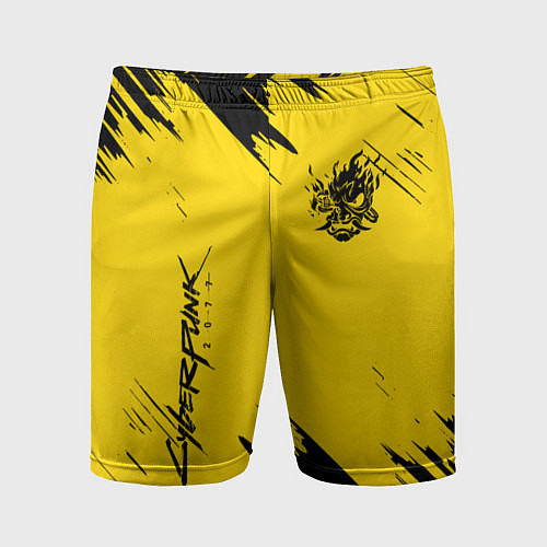 Мужские спортивные шорты CYBERPUNK 2077 / 3D-принт – фото 1