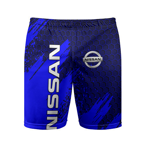 Мужские спортивные шорты NISSAN / 3D-принт – фото 1