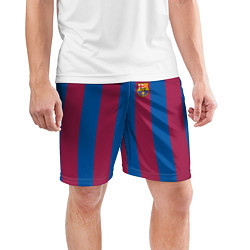 Шорты спортивные мужские FC Barcelona 2021, цвет: 3D-принт — фото 2